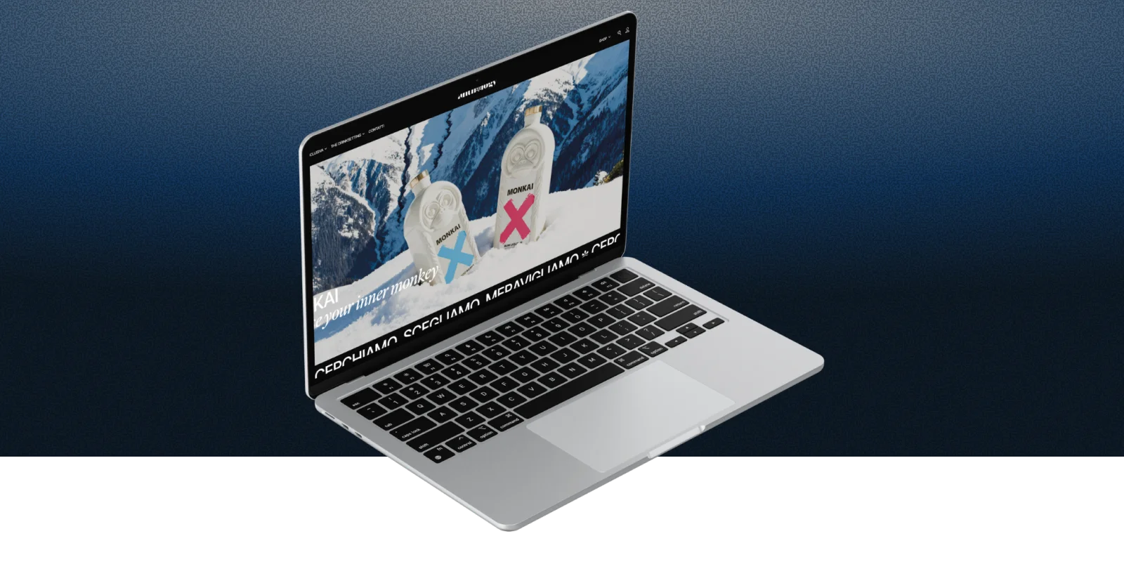 Anthology by Mavolo - mockup sito