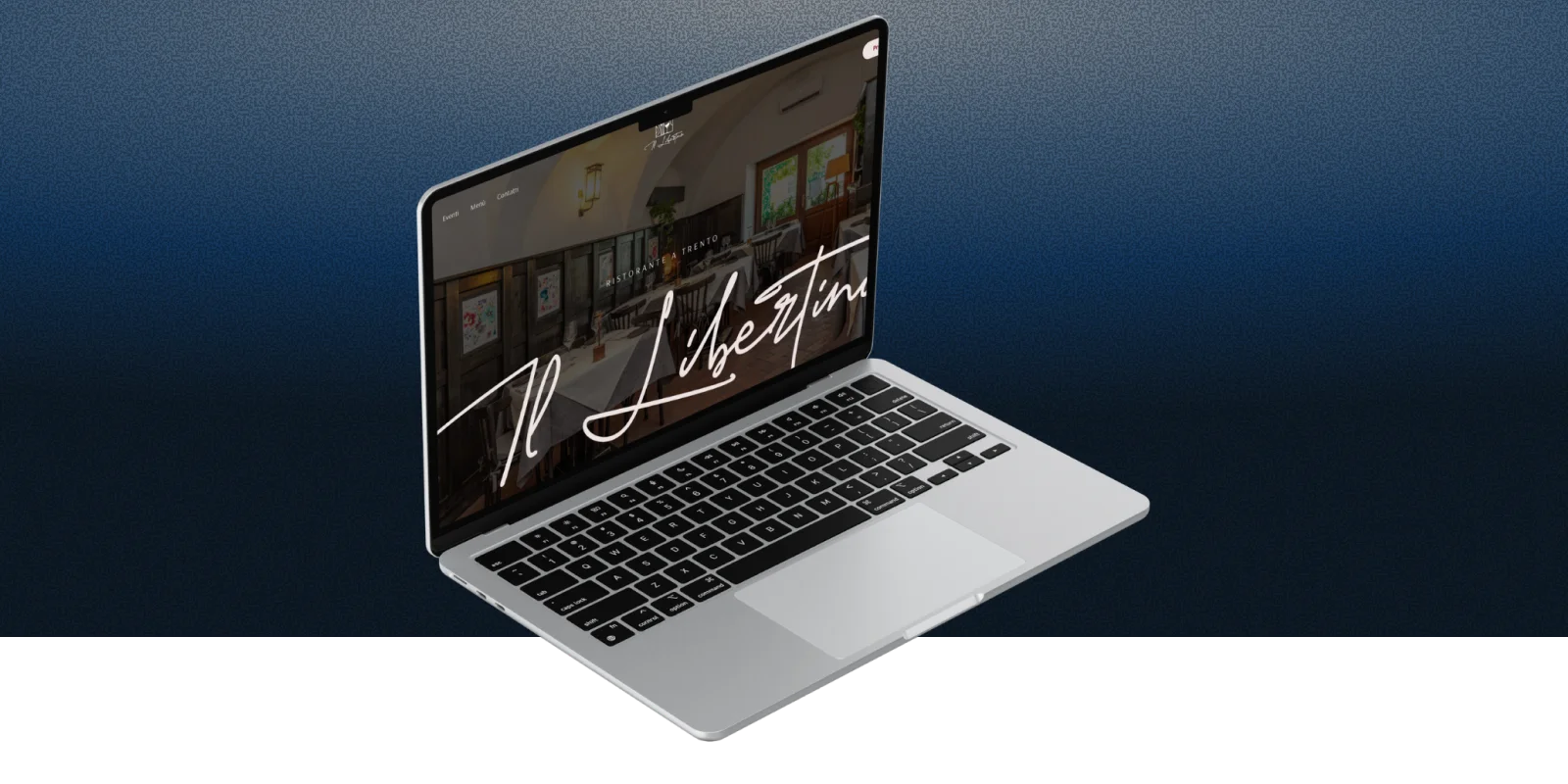 Il libertino - mockup sito