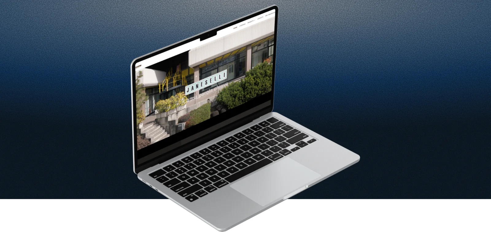 Janeselli Porte - mockup sito