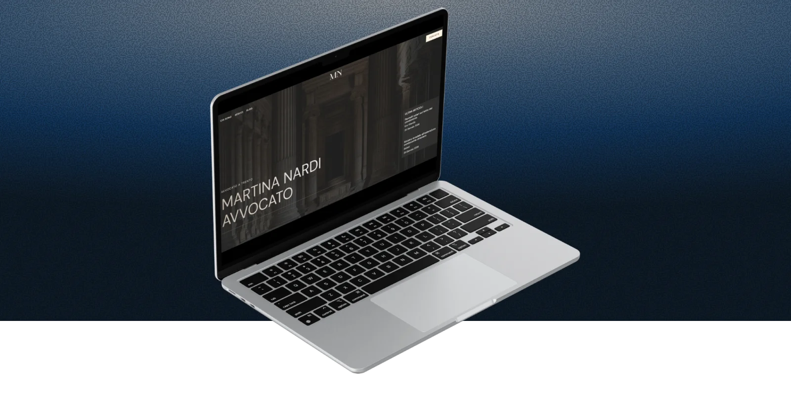avvocato martina nardi - mockup sito