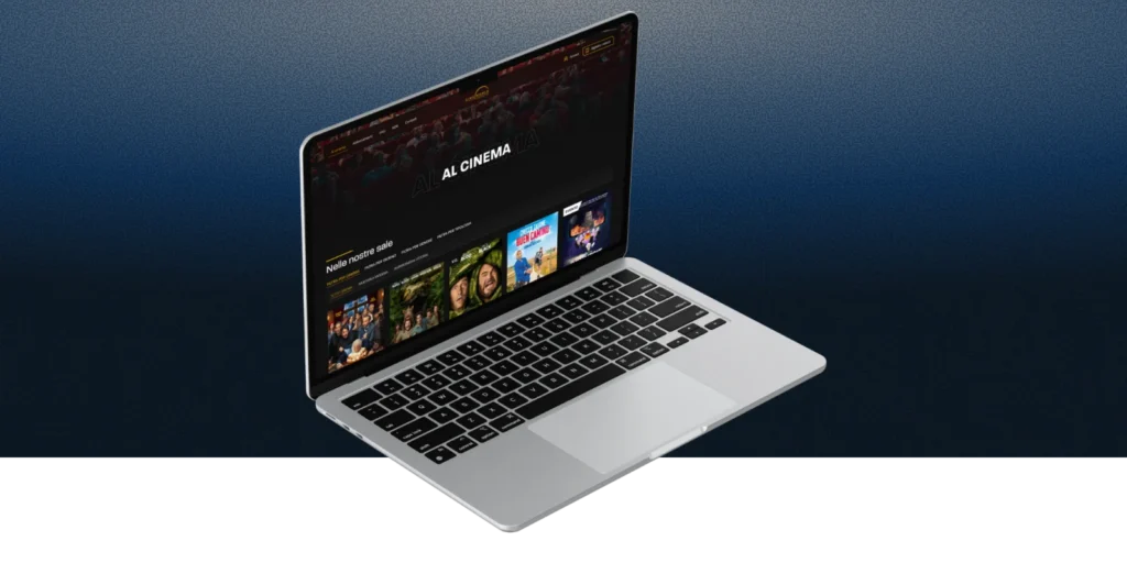 Cineworld Trento - mockup sito