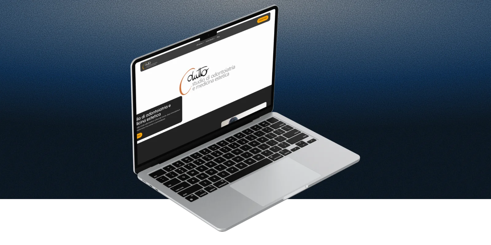 studio dentistico dutto - mockup sito